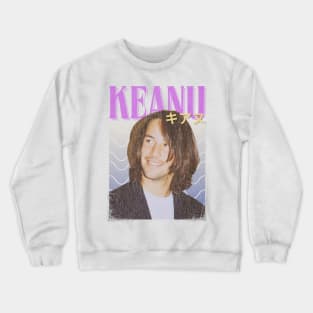 Keanu Vintage 1990 // キアヌ Original Fan Design Artwork Crewneck Sweatshirt